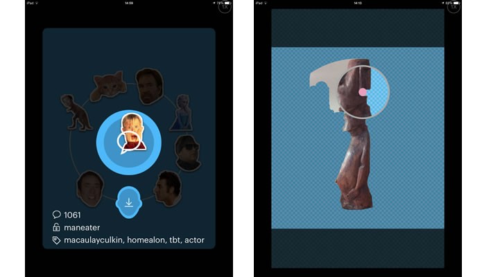 Oferecendo variedade de imagens pública, o imojiapp permite que os usuários criem emojis personalizados (Foto: Reprodução/Daniel Ribeiro)