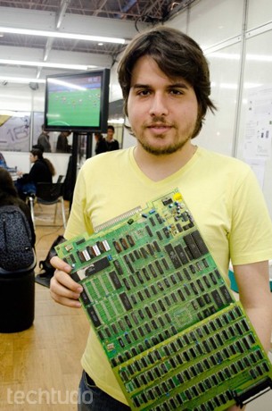 Felipe Sanches da Metamáquina, empresa produtora de impressoras 3D (Foto: Giordano Tronco/TechTudo) Felipe Sanches da Metamáquina, empresa produtora de impressoras 3D (Foto: Giordano Tronco/TechTudo)