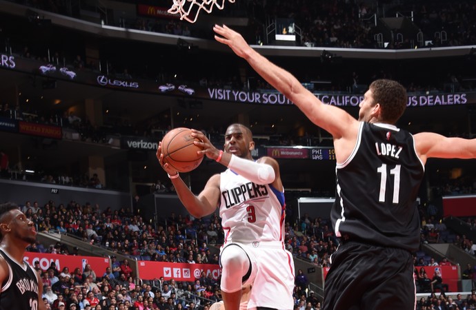 Chris Paul Clippers x Nets NBA (Foto: Getty) Chris Paul Clippers x Nets NBA (Foto: Getty)
