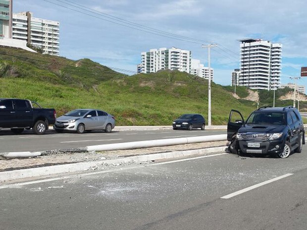 Motorista prestou depoimento e foi autuado por embriaguez ao volante (Foto: Domingos Ribeiro / Mirante AM)