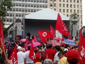 protesto na praça do ferreira (Foto: Divulgação) protesto na praça do ferreira (Foto: Divulgação)