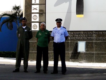 Na família Mota, os filhos Cléber e Adelson seguiram a carreira militar do pai (Foto: Cléber Mota/Arquivo pessoal)