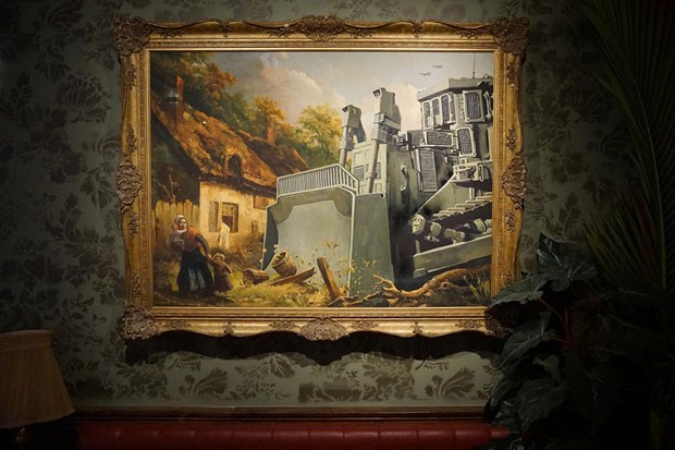 “The Walled Off Hotel”, o hotel artístico de Banksy (Foto: Divulgação)