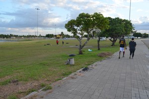 Parque Anauá também é atrativo para caminhadas (Foto: Tércio Neto/GloboEsporte.com/RR)