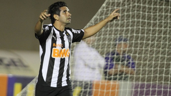 Guilherme gol Atlético-MG (Foto: André Costa / Ag. Estado)