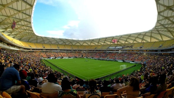 Arena da Amazônia inauguração (Foto: Marina Souza)