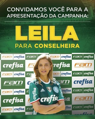 Leila intensifica busca por votos de sócios