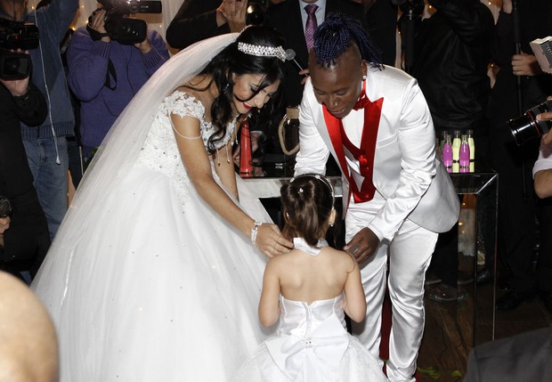 Casamento de Pepê e Thalyta Santos (Foto: Celso Tavares/EGO)