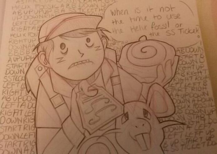 O excesso de comandos transformou Pokémon em uma anarquia (Foto: Reprodução/@taraofforest/Twitter)