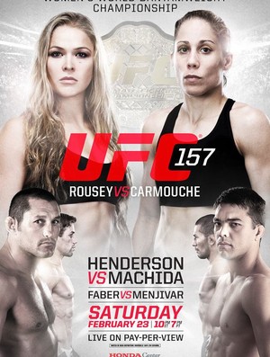 Pôster UFC 157 Rousey  (Foto: Divulgação/UFC)