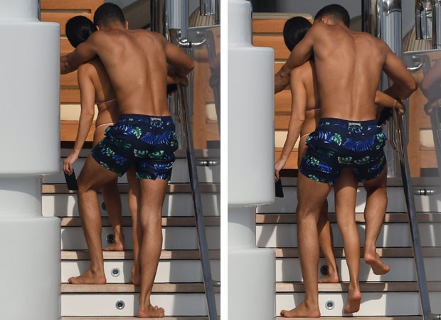Kourtney Kardashian e Younes Bendjima (Foto: AKM/GSI) Kourtney Kardashian e Younes Bendjima (Foto: AKM/GSI)
