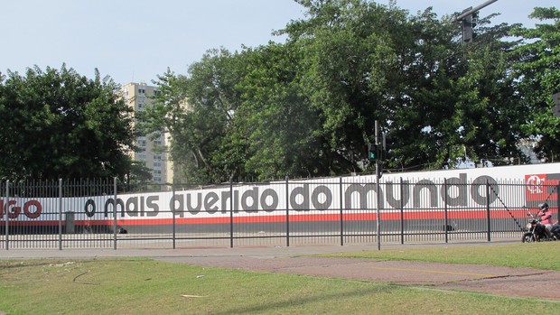 gavea muro flamengo (Foto: Janir Junior/Globoesporte.com)
