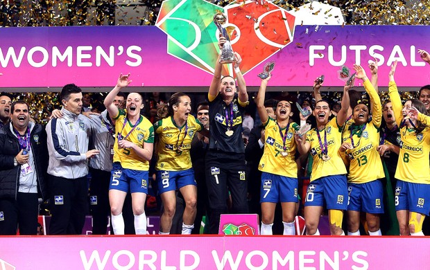 Brasil futsal feminino tricampeonato Mundial (Foto: EFE) Brasil futsal feminino tricampeonato Mundial (Foto: EFE)
