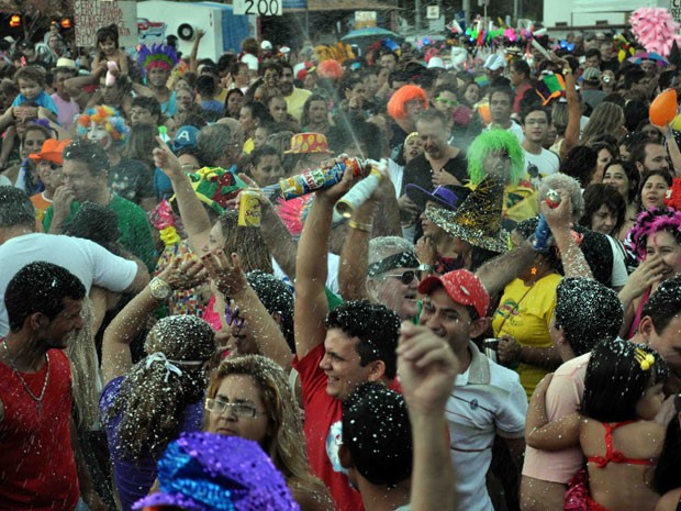 Bloco animou o sábado de carnaval em Natal (Foto: João Maria Alves)