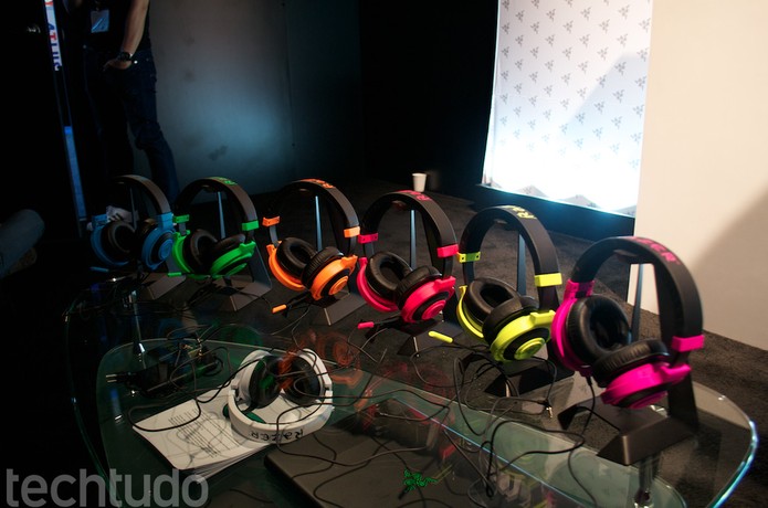 A Razer aproveitou a E3 2014 para lançar novos produtos (Foto: Monique Mansur/ TechTudo) A Razer aproveitou a E3 2014 para lançar novos produtos (Foto: Monique Mansur/ TechTudo)