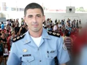 Comandante do Batalhão de Choque, Fábio Almeida de Souza (Foto: Reprodução / Globo News)