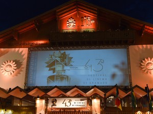 Palácio dos festivais é a sede do Festival de Cinema de Gramado, RS (Foto: Cleiton Thiele/Pressphoto) Palácio dos festivais é a sede do Festival de Cinema de Gramado, RS (Foto: Cleiton Thiele/Pressphoto)