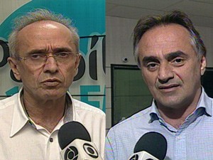 Cícero Lucena e Luciano Cartaxo vão decidir o segundo turno em João Pessoa (Foto: Reprodução/TV Cabo Branco)