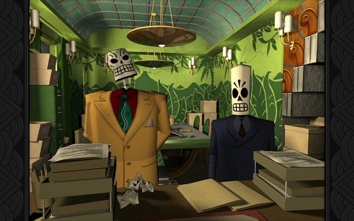 Grim Fandango Remastered: Escritório do Departamento de Mortes (Foto:Reprodução) (Foto: Grim Fandango Remastered: Escritório do Departamento de Mortes (Foto:Reprodução)) Grim Fandango Remastered: Escritório do Departamento de Mortes (Foto:Reprodução) (Foto: Grim Fandango Remastered: Escritório do Departamento de Mortes (Foto:Reprodução))