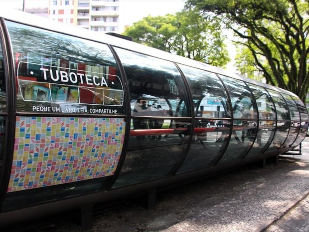 Curitiba tem atualmente dez tubotecas (Foto: Divulgação /  Lucilia Guimarães / Prefeitura de Curitiba)