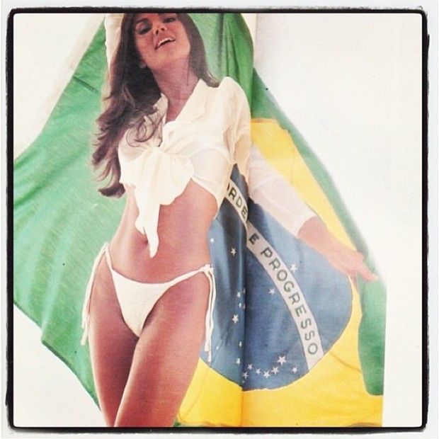 Luiza Brunet posta foto sexy antiga (Foto: Instagram)
