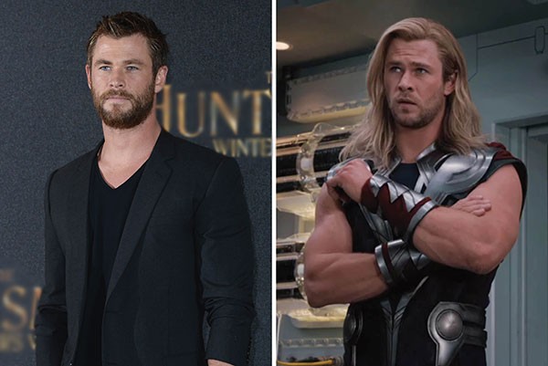 No Coração do Mar': O visual magro de Chris Hemsworth, o Thor, Estilo