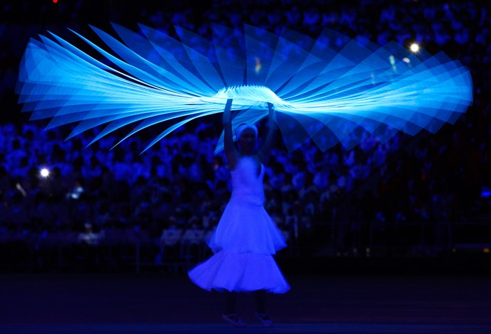 sochi abertura tocha olimpica (Foto: AFP)