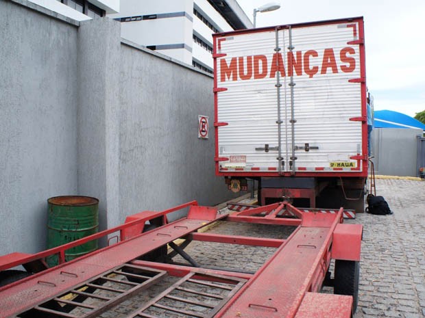 Caminhão baú que trazia a droga para Natal partiu de São Paulo (Foto: Divulgação/Polícia Federal)