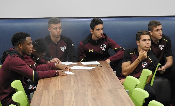 Lucas Fernandes Shaylon São Paulo Bradenton (Foto: Marcelo Prado)