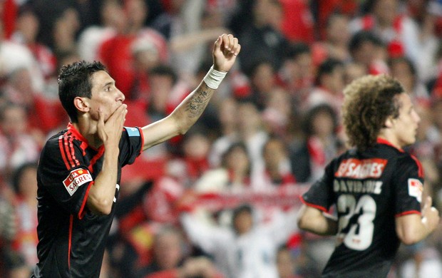 Di María David Luiz Benfica (Foto: AFP)