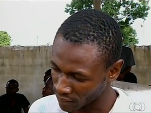 Edriere Maxime deixou dois filhos e a mulher no Haiti para trabalhar no estado (Foto: Reprodução/TV Anhanguera)