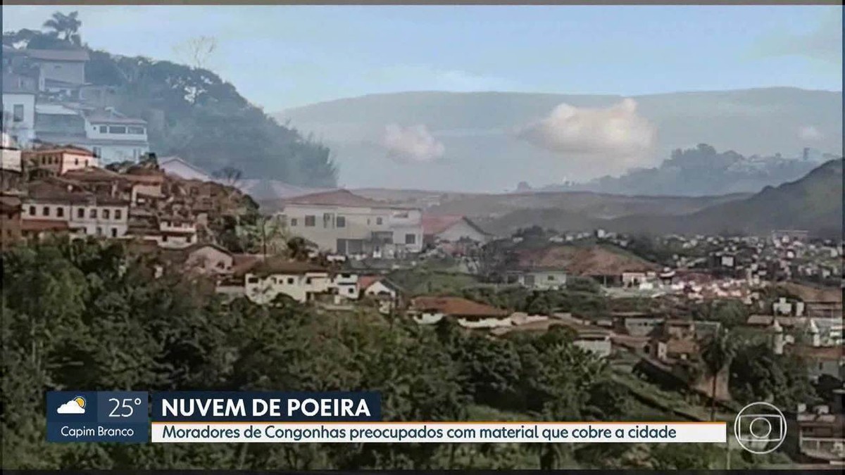 Moradores De Congonhas Denunciam Nuvem De Poeira Causada Por