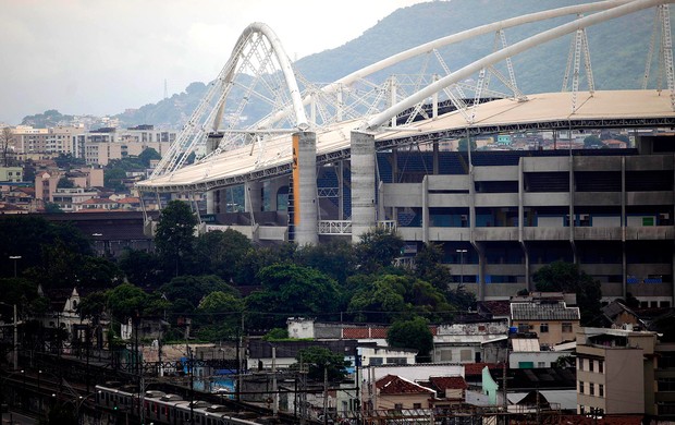 Estádio Engenhão problemas na estrutura (Foto: Agência Reuters)