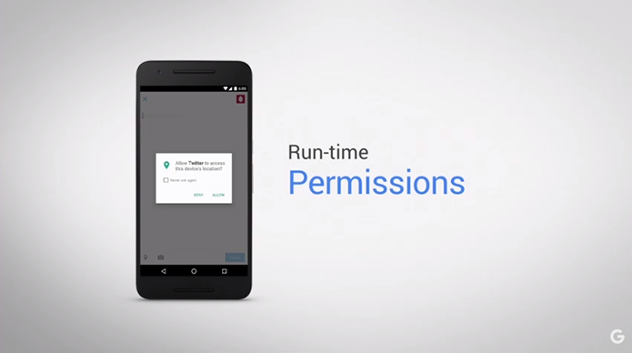 Apps podem ter permissões controladas individualmente (Foto: Reprodução/YouTube)