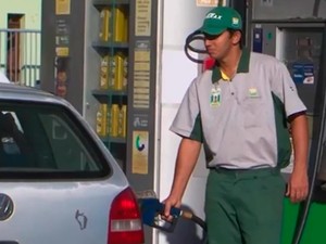 Litro médio da gasolina em Salvador é de R$ 3,90 (Foto: Reprodução/TV Bahia)