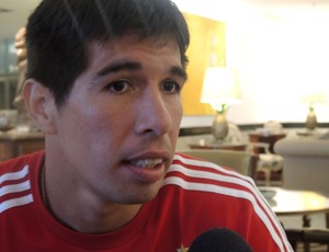 Caceres Flamengo entrevista (Foto: Cahê Mota)