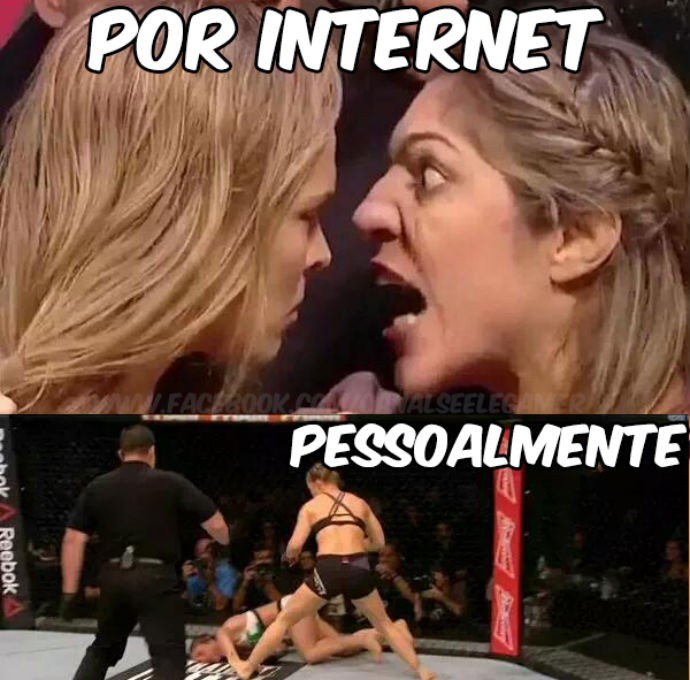Meme Ronda Rousey x Bethe Correia