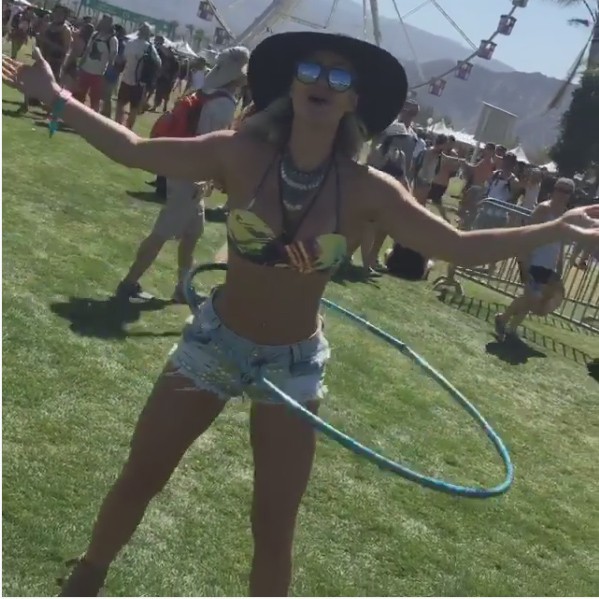 Laura Keller no Coachella (Foto: Reprodução/ Instagram)