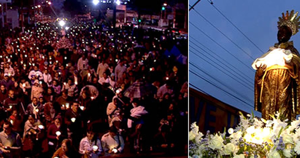 G1 Procissão encerra festa religiosa em homenagem a São Benedito em