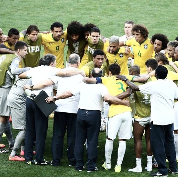 Imagem de jogo contra o Chile foi uma das mais curtidas na rede social (foto: Reprodução/Instagram)