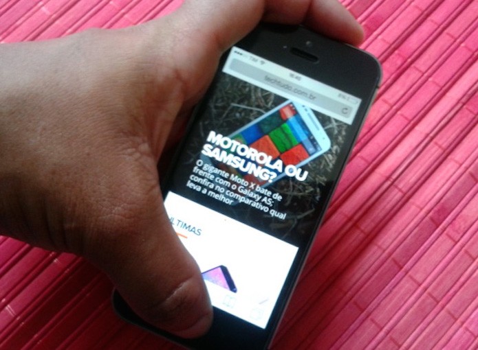 Fazendo um print da tela do iPhone (Foto: Reprodução/Marvin Costa) Fazendo um print da tela do iPhone (Foto: Reprodução/Marvin Costa)