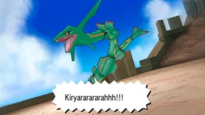 Rayquaza será encontrado no Sky Pillar (Foto: Divulgação)