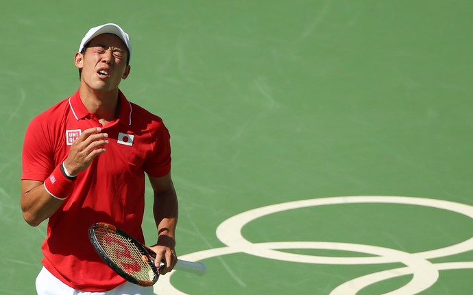 Kei Nishikori tênis Olimpíada Rio de Janeiro (Foto: REUTERS/Kevin Lamarque)