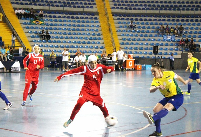 Brasil x Irã - Mundial feminino de futsal da Guatemala (Foto: Liga de Futsal de Guatemala)