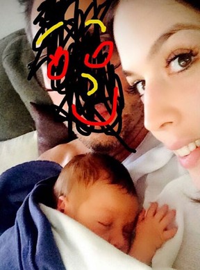 Alexandre Nero mostra pela primeira vez rostinho do filho (Foto: Reprodução/Instagram)