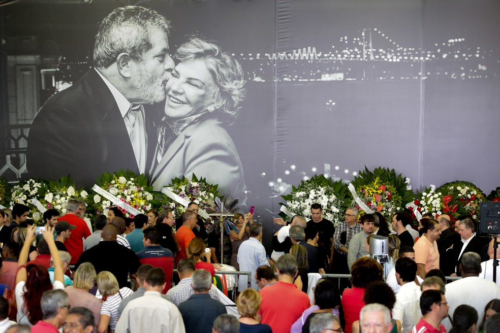 Velório do corpo de Marisa Letícia  (Foto: Alice Vergueiro/Estadão Conteúdo)