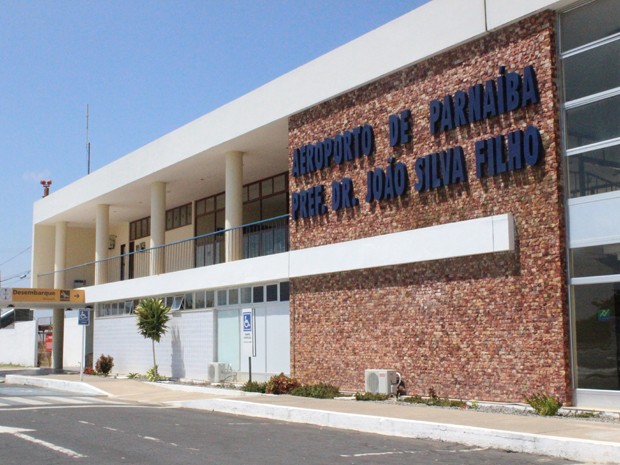 Aeroporto Internacional de Parnaíba está concuído, mas encontra-se subutilizado (Foto: Patrícia Andrade/G1)