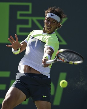 Rafael Nadal é derrotado por Fernando Verdasco no Masters 1000 de Miami (Foto: AFP)