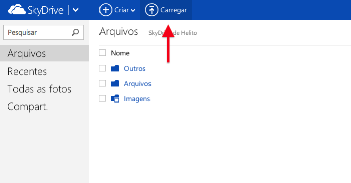 Enviando arquivo para o SkyDrive (Foto: Reprodução/Helito Bijora) (Foto: Enviando arquivo para o SkyDrive (Foto: Reprodução/Helito Bijora)) Enviando arquivo para o SkyDrive (Foto: Reprodução/Helito Bijora) (Foto: Enviando arquivo para o SkyDrive (Foto: Reprodução/Helito Bijora))