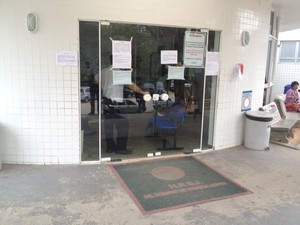 Emergência do hospital será fechada por três dias (Foto: João Salgado/RBS TV)